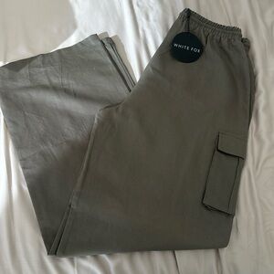 White Fox Dusty Khaki Up All Night Cargos